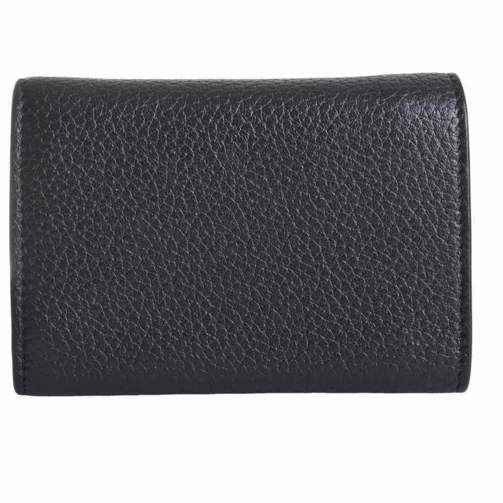 Christian Louboutin Leather Trifold Compact Wallet Black - Picture 2 of 7